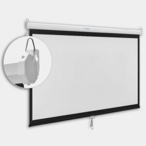 Pantalla de Proyección Manual SWE1601 85 pulgadas 1:1 152x152cm