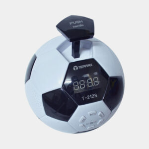 Parlante Inalámbrico Deportivo K-212S Balón Negro con lector Micro SD + Aux-in 3.5mm + FM