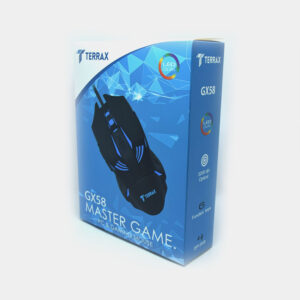 Mouse Gamer GX58 6 Botones 3200DPI USB RGB LED