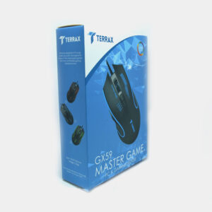 Mouse Gamer GX59 6 Botones 2400DPI USB RGB LED