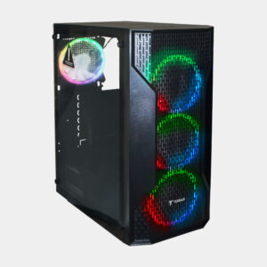 Case Gamer TX-F09 + FANs RGB + Vidrio Templado