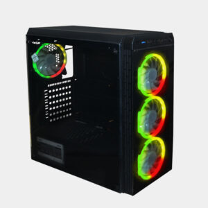 Case Gamer TX-GA15 + FANs RGB + Vidrio Templado