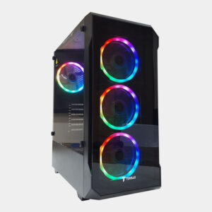 Case Gamer TX-8026 FAN RGB + Panel lateral vidrio templado