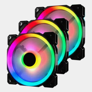 Ventilador RGB 120mm para PC Gamer TX-120 silencioso + antivibración
